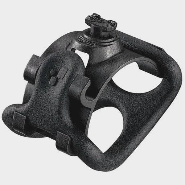 Infini Lava Front Light bracket, durable cycling accessory for secure mounting and enhanced safety during rides.
