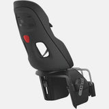 Thule Yepp Nexxt 2 Maxi child seat frame mount with suspension and safety buckle for bike accessories.