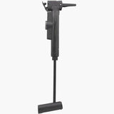 Truflo Micro II mini bike pump with dial gauge, dual head for Presta and Schrader valves, compact cycling accessory