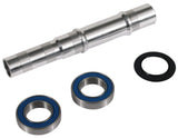 Bontrager Rhythm Comp axle kit for 135/142mm old hubs, silver and black, bike components for front and rear hubs.