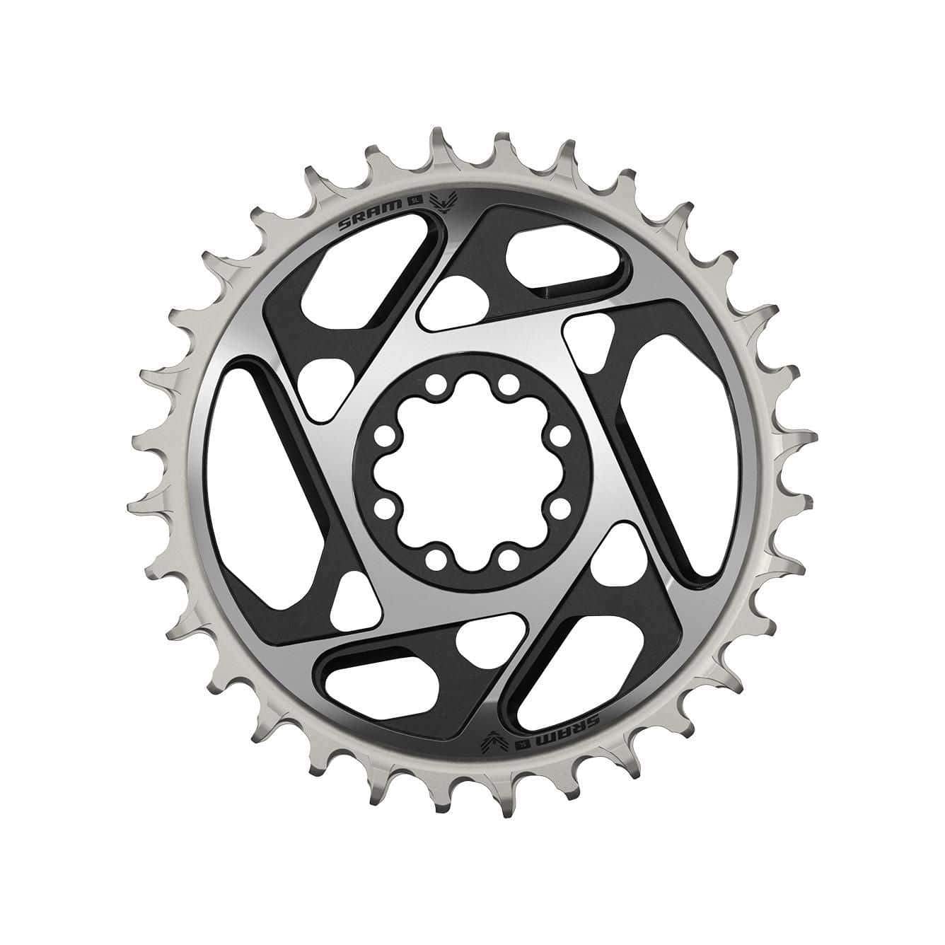 SRAM Eagle XXSL D1 2023 T-Type 8-Bolt Chainring with 3mm offset for direct mount mountain bike drivetrain components