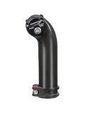 Bontrager round carbon seatpost mast cap with 10mm ears for Trek bikes, showing the sleek black component for bike upgrades.