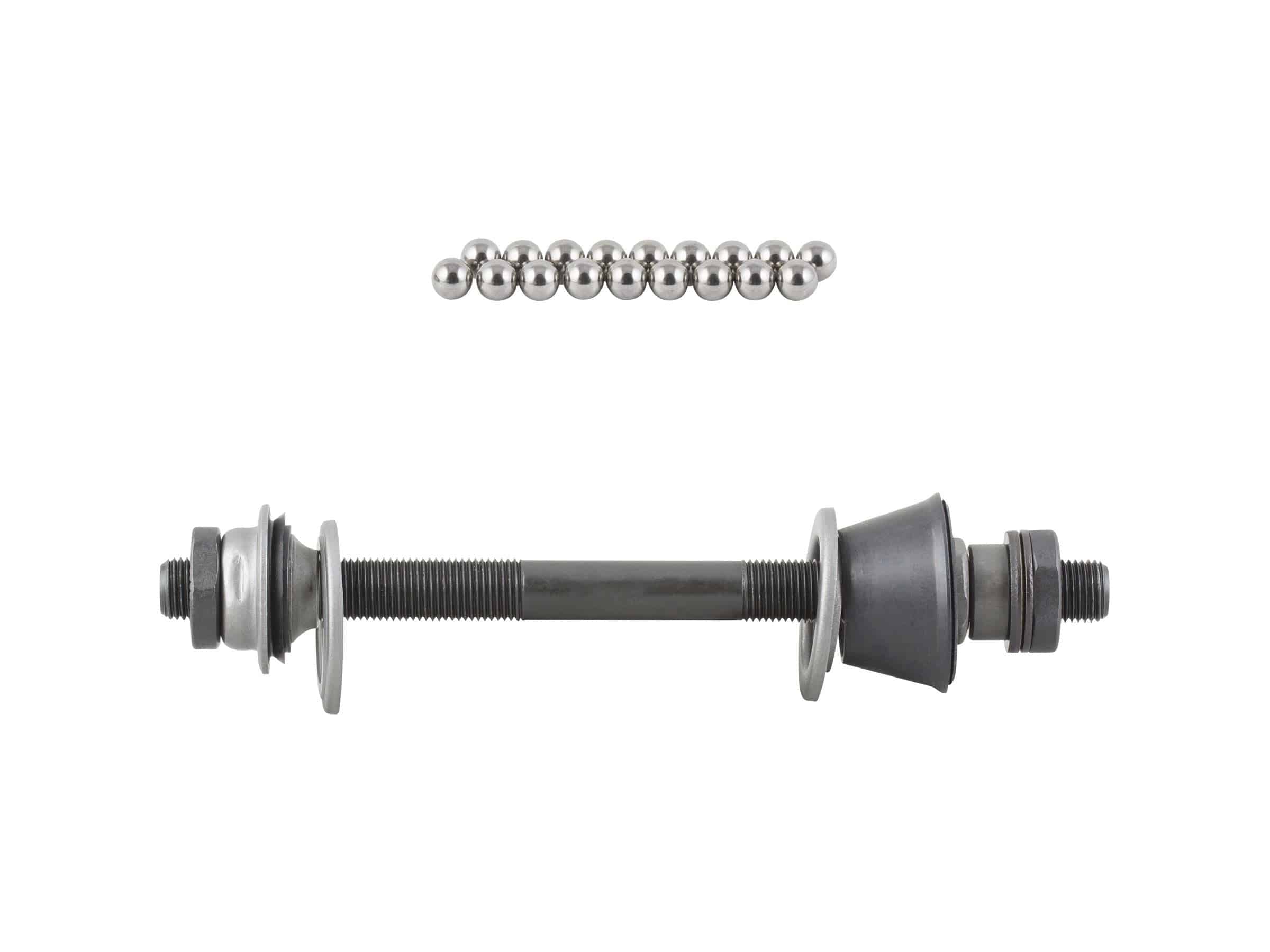Trek Bontrager Approved loose ball rear hub axle kit for 135mm old city or mountain bike rear hubs.
