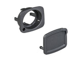 Black Trek E-Bike charge port cover, a protective component for battery protection and dust guard on the electric bike.