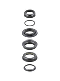 Trek VP Components MH305C 28.6mm threaded bike headset in black, showing the durable metal construction and threading details.