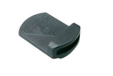 Topeak Redlite Fixer black rear light mount for bikes, securely attaches to bike racks for visibility and safety.