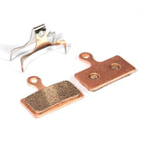 Fibrax SH995 sintered disc brake pads for high-performance bike braking, showing the durable brake pad components.