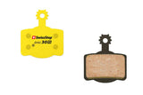 SwissStop Disc 30 brake pads for Magura MT and Campagnolo EKAR disc brakes, showing detailed brake pad components.