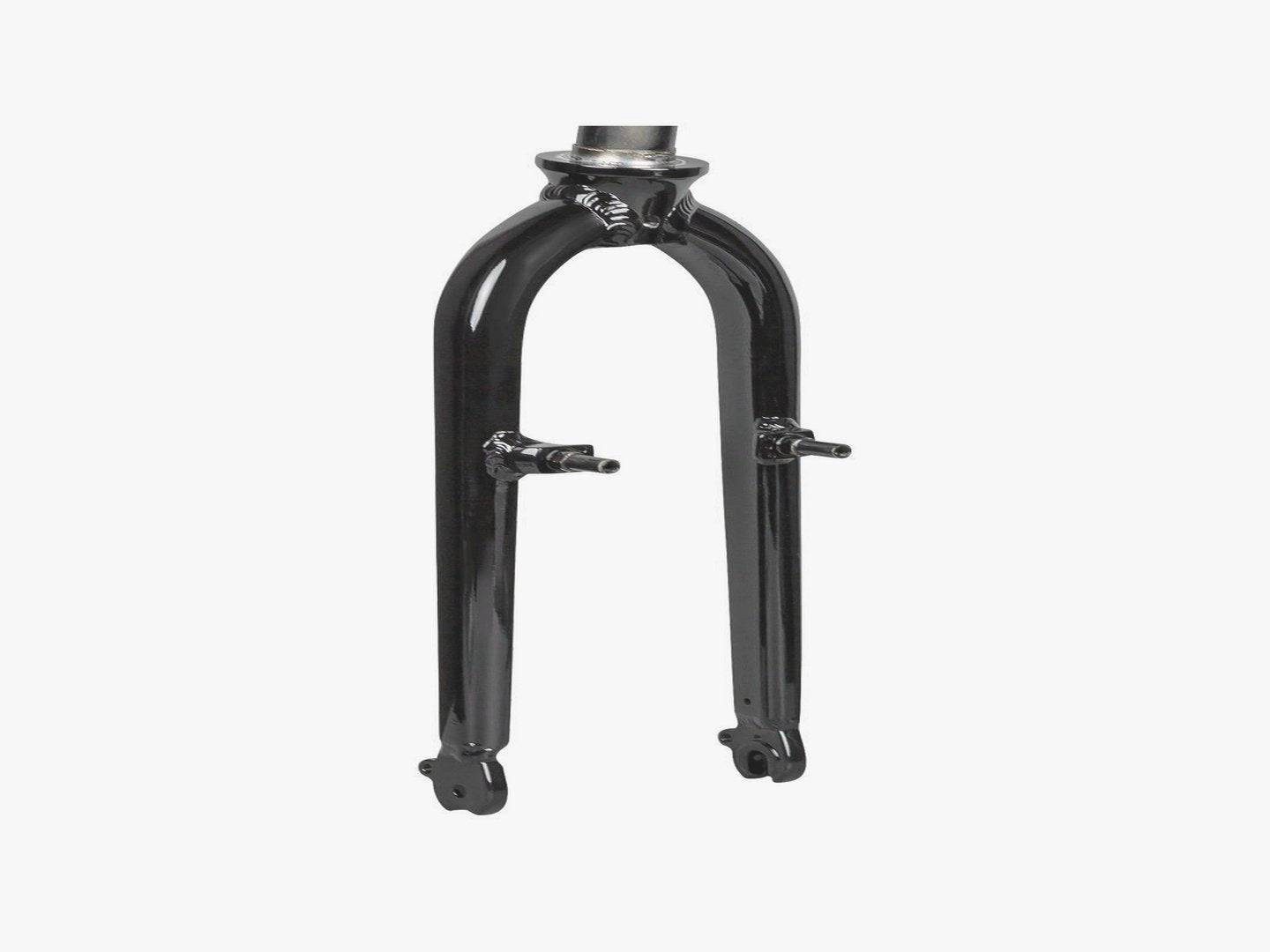Trek Wahoo 20-inch kids' bike fork, black rigid steering fork with 200mm length and 42mm diameter, designed for children's bicycles.