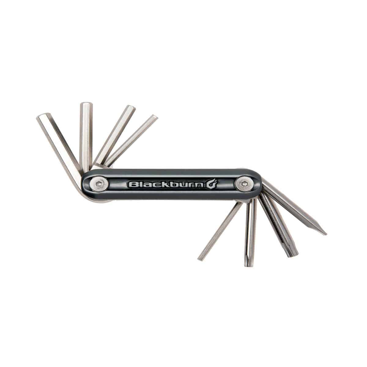 Blackburn Grid 8 Multitool for bikes, compact workshop tool with multiple functions for bike repair and maintenance.