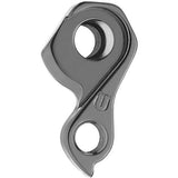 M Part Trek Gear Hanger, durable bike frame protection component, shown attached to a bike frame for easy replacement.