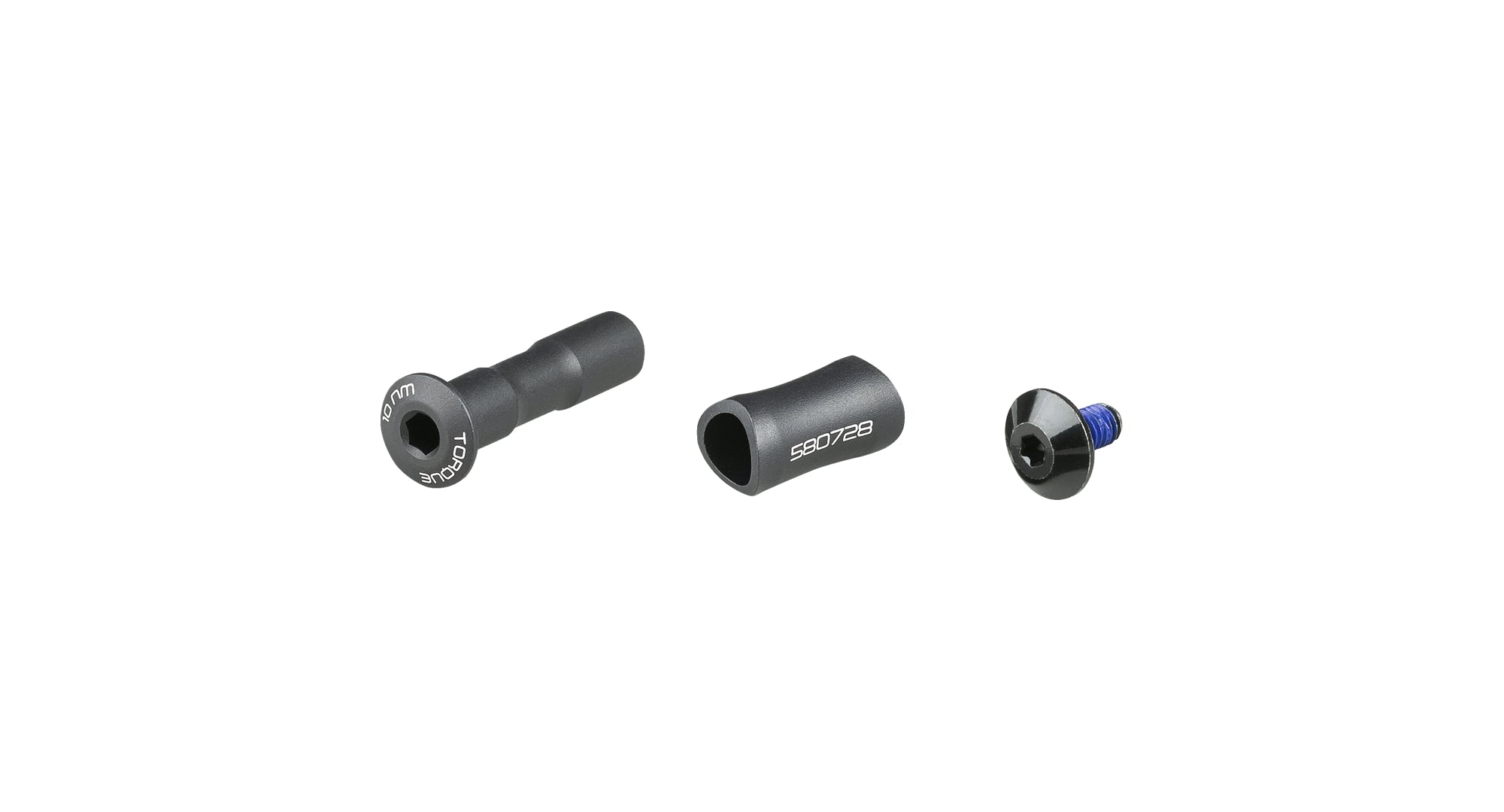Trek Supercaliber 29 rear suspension hardware kit in black, including mounting components for rear shock installation.