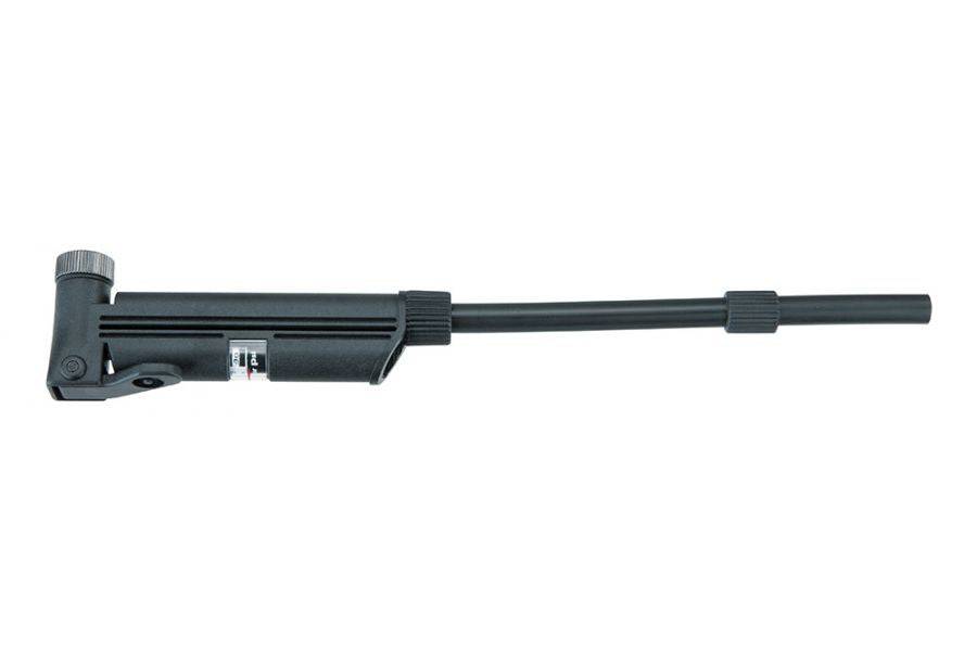 Topeak Road Morph pump head and hose with built-in pressure gauge, bicycle pump accessories for accurate inflation.