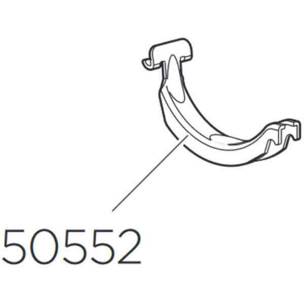 Thule 50552 replacement ring for car rack mounts and accessories, showing a close-up of the round mounting ring in black.