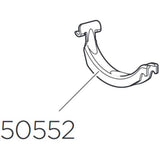 Thule 50552 replacement ring for car rack mounts and accessories, showing a close-up of the round mounting ring in black.