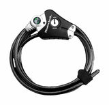 Master Lock Python adjustable security cable, 1.8m x 10mm braided steel, versatile lock for securing valuables or equipment