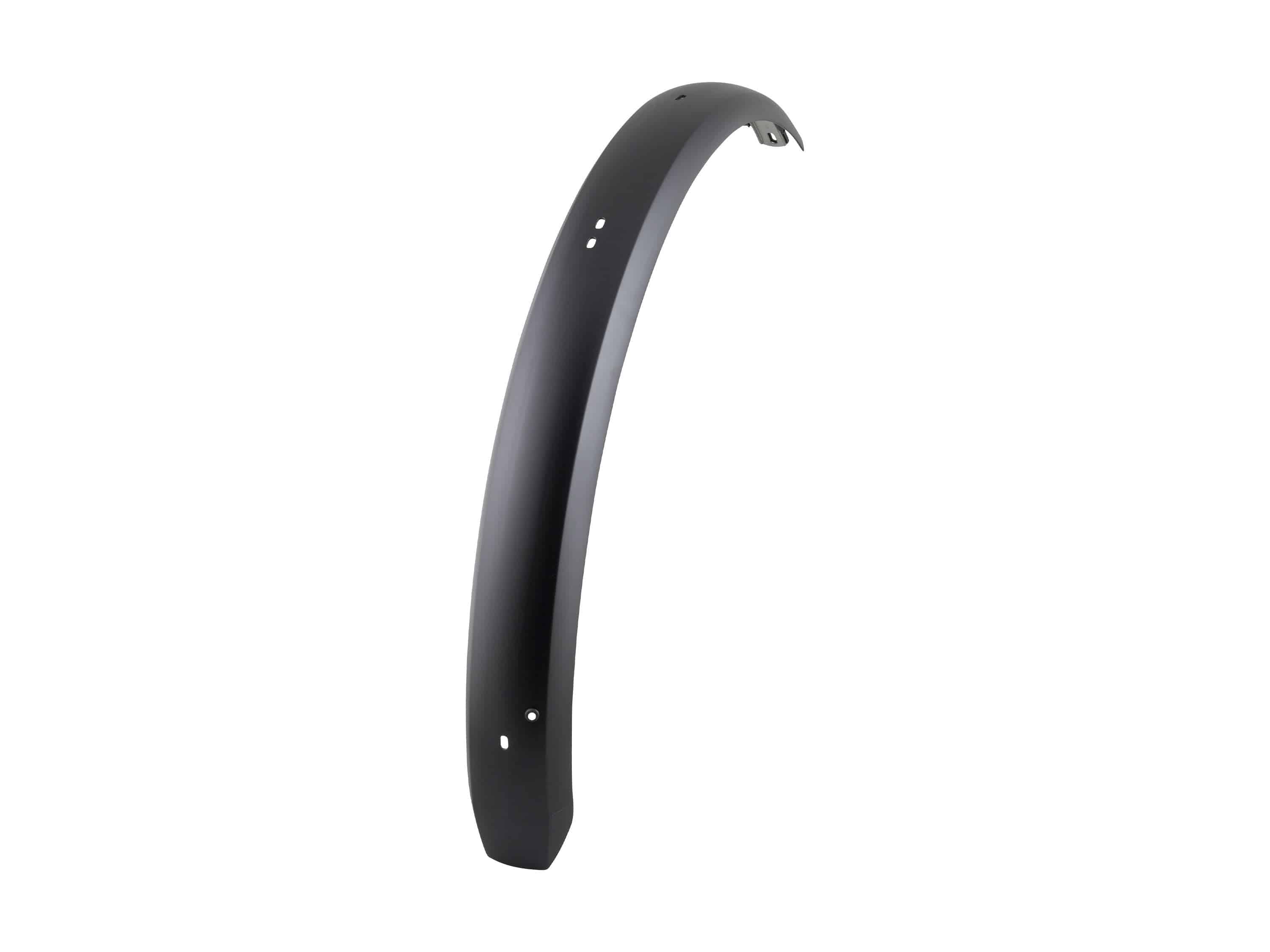 Bontrager Marlin rear fender for 29-inch Marlin+ bikes, durable mudguard accessory mounted on bike wheel.
