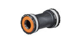 Shimano Praxis T47 inboard bottom bracket in black with 85.5mm spindle for Trek bikes, compatible with no axle components.