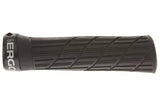 Ergon GE1 Evo ergonomic bike grips with GravityControl rubber and CNC clamps, designed for comfortable cycling.