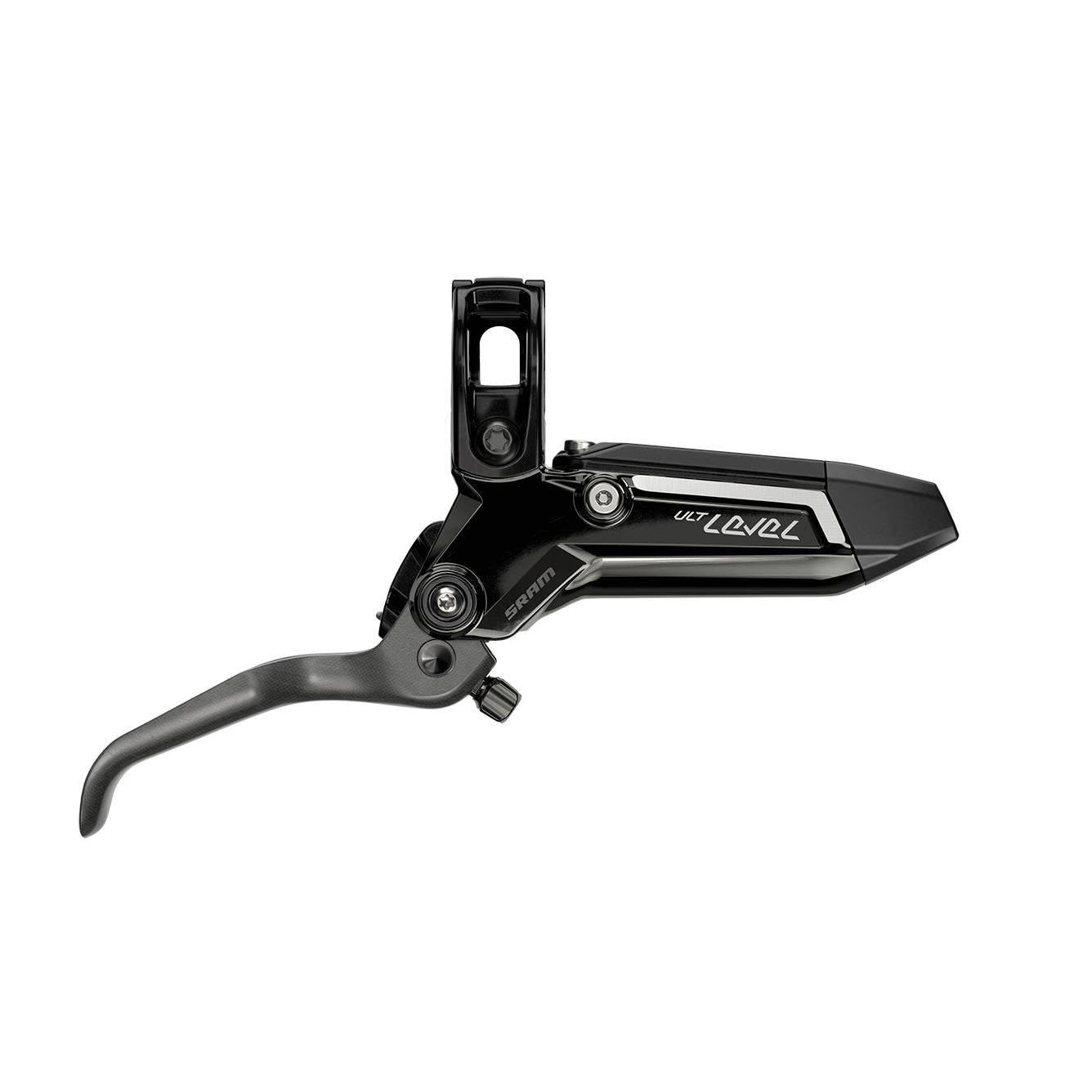 SRAM Disc Brake Level Ultimate Stealth 2 Piston - Carbon Lever, Ti Hardware, Reach Adj, Front Hose (Includes MMX Clamp, Rotor/Bracket Sold Separately) C1: BLACK ANO 950MM | Swinnerton Cycles
