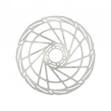 Jagwire Sport SR1 6-bolt disc brake rotor for ISO and Centerlock hubs, showcasing the metallic rotor with ventilation holes.