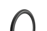 Pirelli Cinturato Gravel M tubeless-ready tyre with SpeedGRIP compound for mixed terrain cycling, showcasing tread pattern and sidewall design.