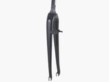 Trek Boone & Crockett 700c Rigid Fork in black with 312mm length and 45mm offset, designed for bike components.