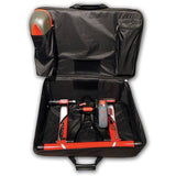 Elite Vaiseta Turbo Trainer Bag with internal pockets, designed for easy storage and transport of Elite bike trainers.