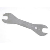 Park Tool DCW-4 double-ended cone wrench with 13mm and 15mm ends for bike maintenance tools.