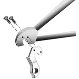 M Part gear hanger for bike frame protection, durable BMC replacement component for bike maintenance and repair.