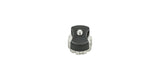 Bontrager threaded wheel magnet in black and silver for universal speed sensors, bicycle component accessory.