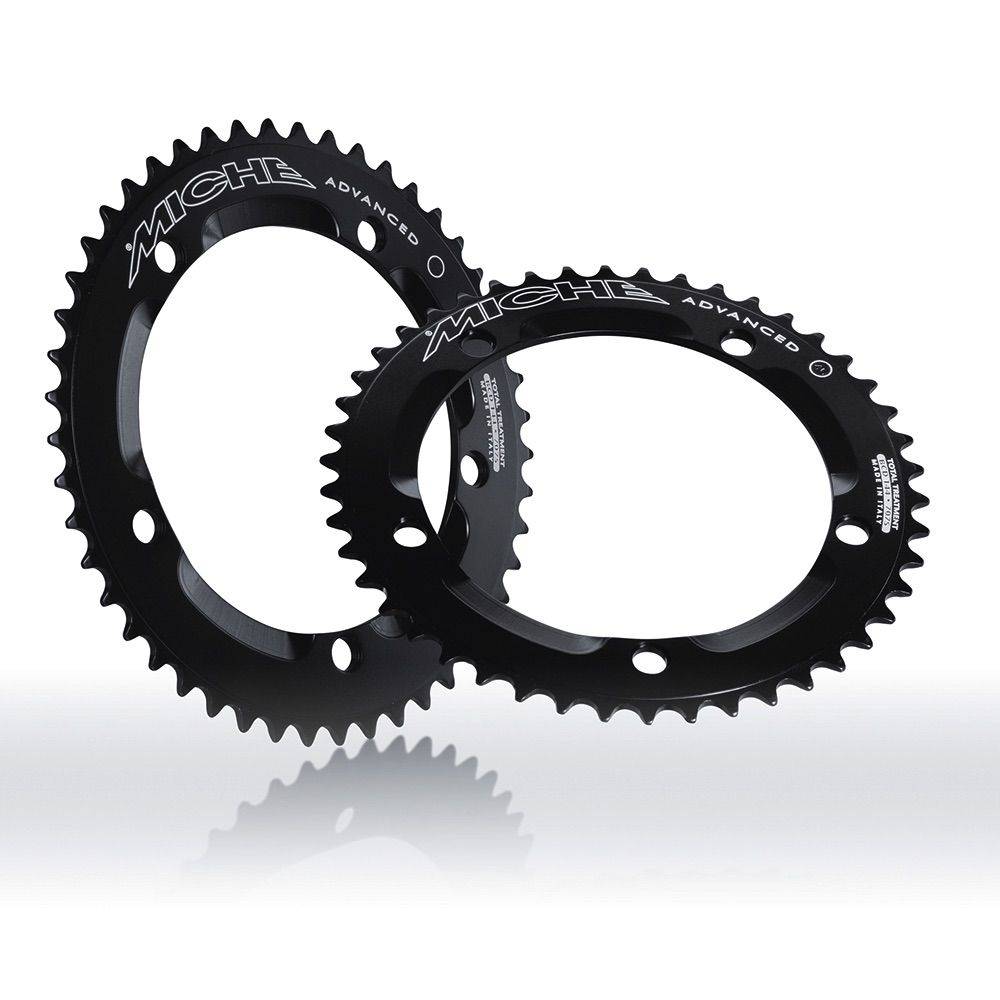 Miche Primato Advanced 51T Pista track bike chainring with 144 PCD for high-performance cycling components.