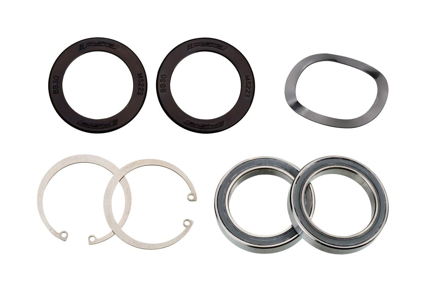 FSA BB30 Road Bottom Bracket V14 with sealed chrome steel bearings, showcasing its durable component design for cycling.