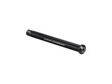 Bontrager Switch Lever front thru-axle 158mm black for bike front wheel component, showing lever and axle details