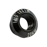Kinesis UK 12mm through axle dropout nut, bike wheel component for secure fit and stability in cycling applications