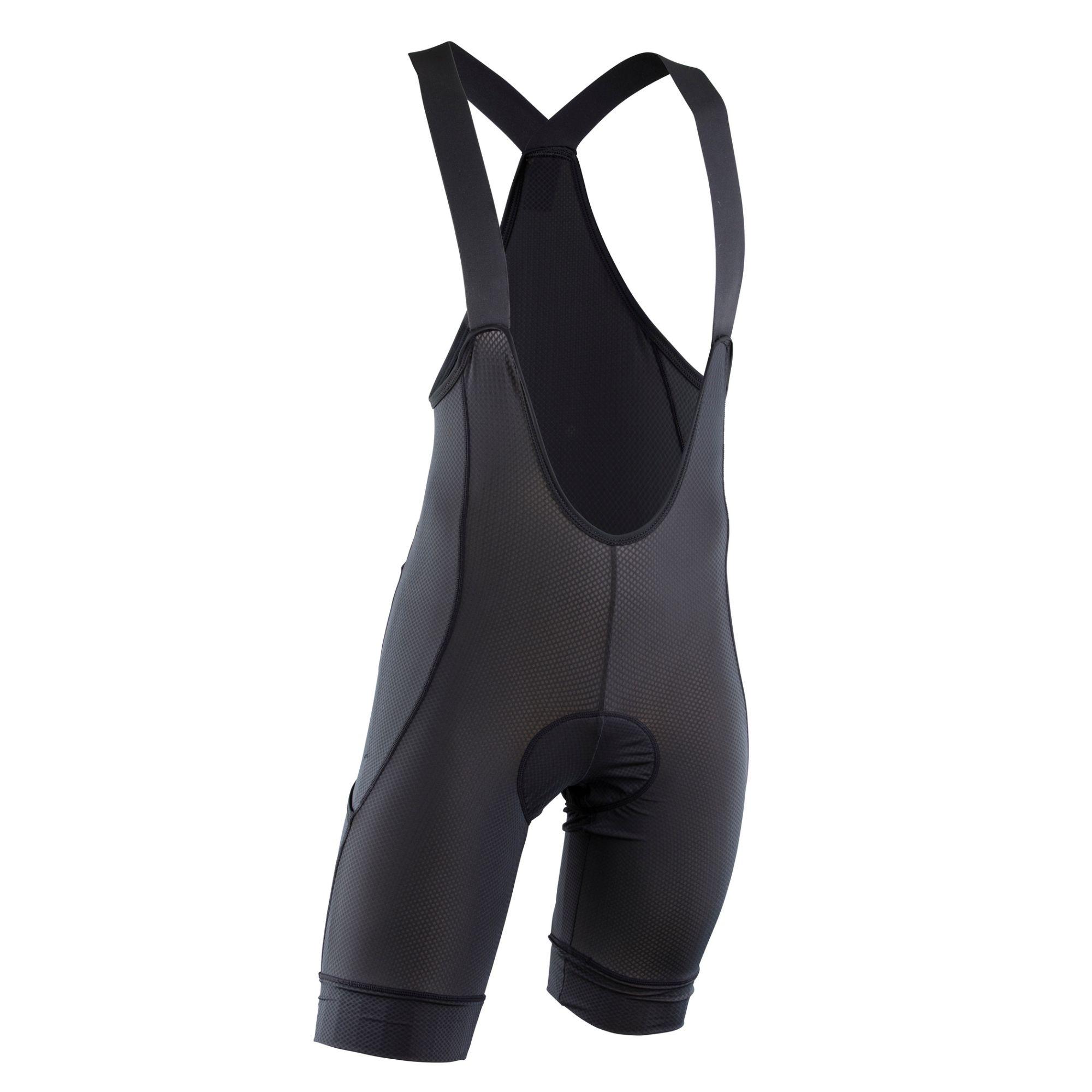 Race Face Stash Bib 2020 long cycling bibs with thigh pockets and Italian chamois, designed for comfort and performance.
