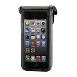 Lezyne Smart Dry Caddy 5S waterproof smartphone pannier bag mounted with X-Lock for bike accessories.