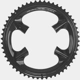 Shimano Dura-Ace FC-09 54T outer chainring for 11-speed road bikes, showcasing the silver, 54-tooth outer component.