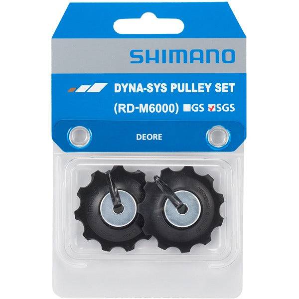 Shimano Deore RD-M6000 GS rear derailleur tension and guide pulley set for mountain bike components