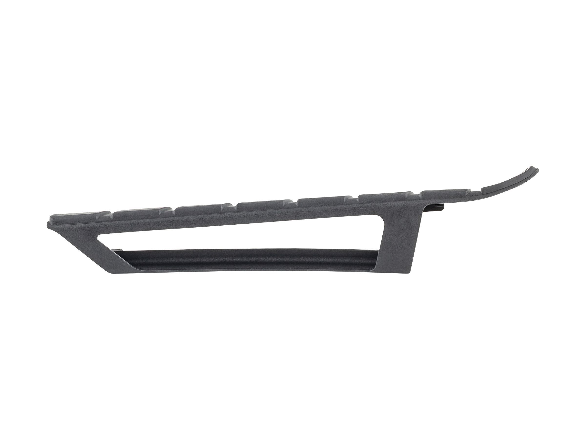 Trek 2024 Fuel EXe alloy chainstay armor in black, designed for durable mountain bike frame protection.