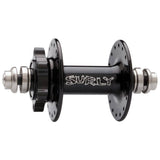 Surly Ultra New Disc Hub for bikes, showing a durable bike component with quick release conversion, in a close-up view.