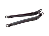 Trek Rail 29 aluminum chainstay with carbon red smoke finish for 29-inch mountain bike components, durable and lightweight.