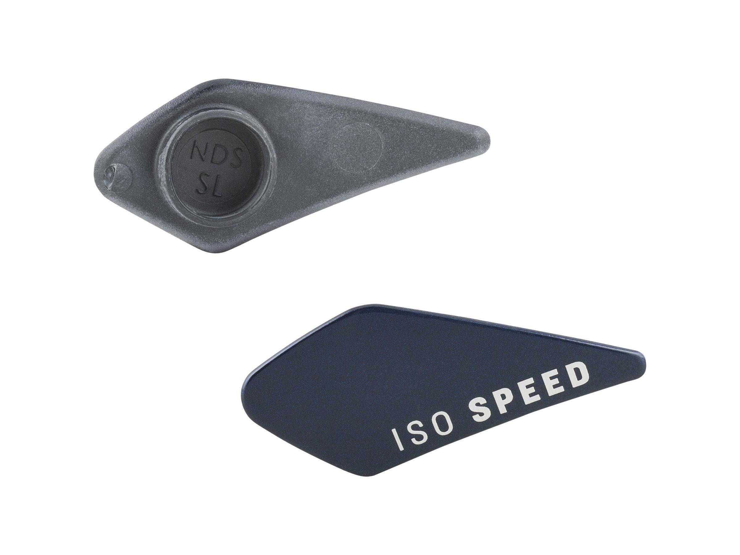 Trek Domane SL IsoSpeed seat tube cover in deep dark blue, designed for bike component protection and performance enhancement.