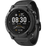 Coros Nomad outdoor GPS watch in dark grey with adventure journal and multiple sport modes, designed for outdoor activities.