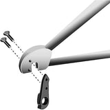 Black M Part gear hanger for Cervelo bike frame, alloy replacement component, designed for easy installation and durability.