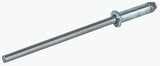 Grey Trek 11.6mm small flange rivet for bike frames, 3.2mm x 10mm fastener, component for bicycle assembly.
