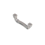 Hope Mount J-Post caliper adapter to IS brake system in silver, component for bicycle brake setup.