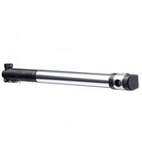 Crankbrothers Klic Mini Floor Pump in silver and black, portable bike pump with magnetic hose, accessories for bike maintenance