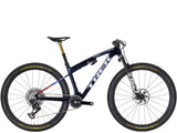 Trek Supercaliber SLR 9.9 XX AXS Flight Attendant Gen 2 cross-country mountain bike with sleek frame and advanced suspension.