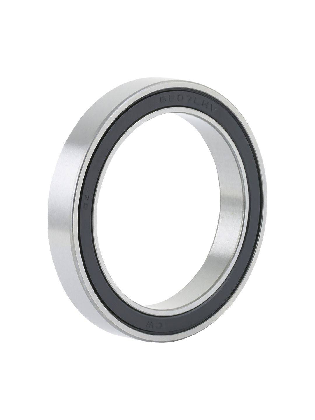 Silver Bontrager 6807 LLH replacement hub bearing for bike wheels, ensuring smooth performance and reliable cycling components.